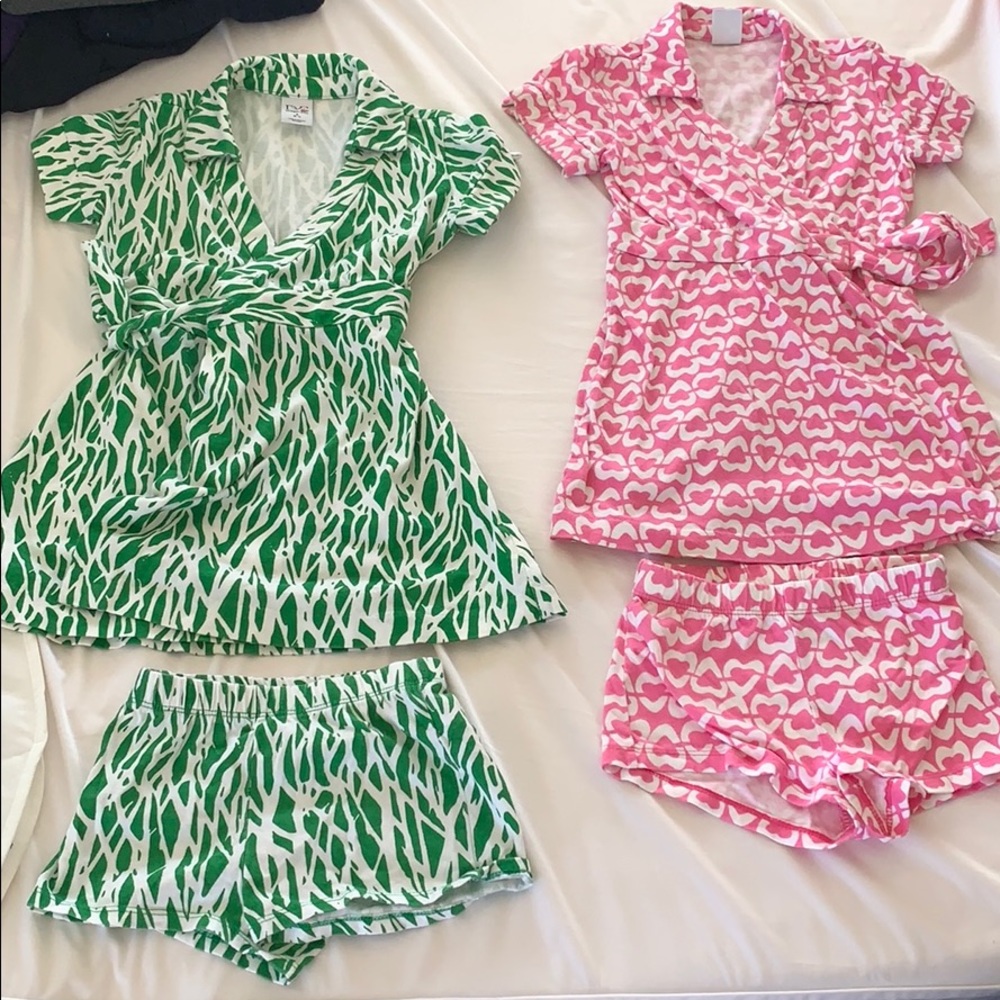 DVF X Gap Kids Wrap Dresses with Shorts Attachment